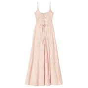 Enchanted | Women’s Floral Jacquard Bustier Maxi Gown