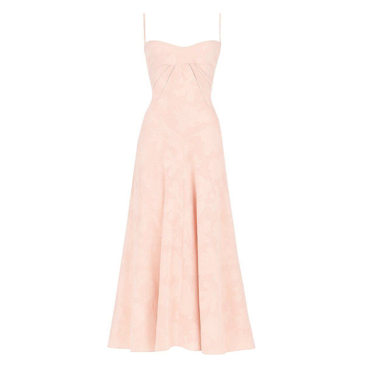 Enchanted | Women’s Floral Jacquard Bustier Maxi Gown