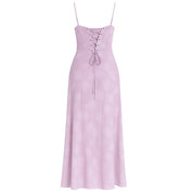 Enchanted | Women’s Floral Jacquard Bustier Maxi Gown