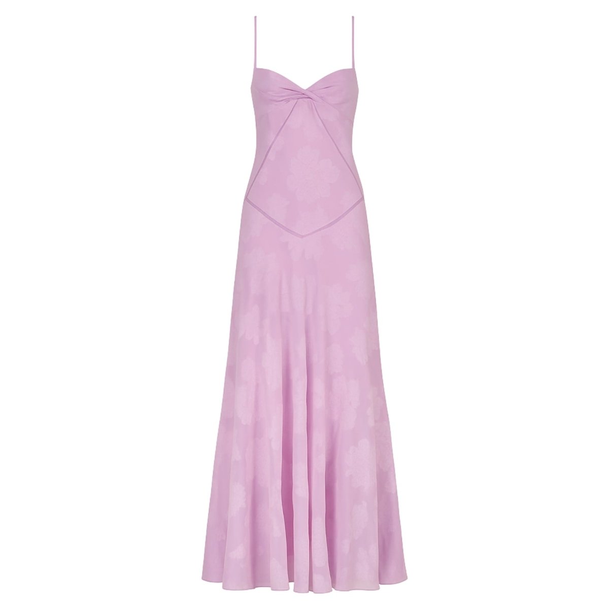 Enchanted | Women’s Floral Jacquard Bustier Maxi Gown
