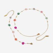Ysabel | 18K Gold Plated Stainless Steel Flower Jewelry Set