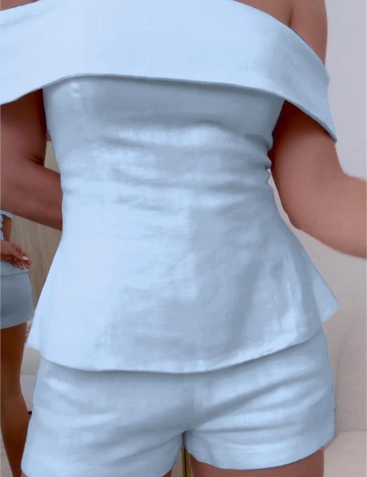 Averixa - Women’s Cropped Top & Pants Set
