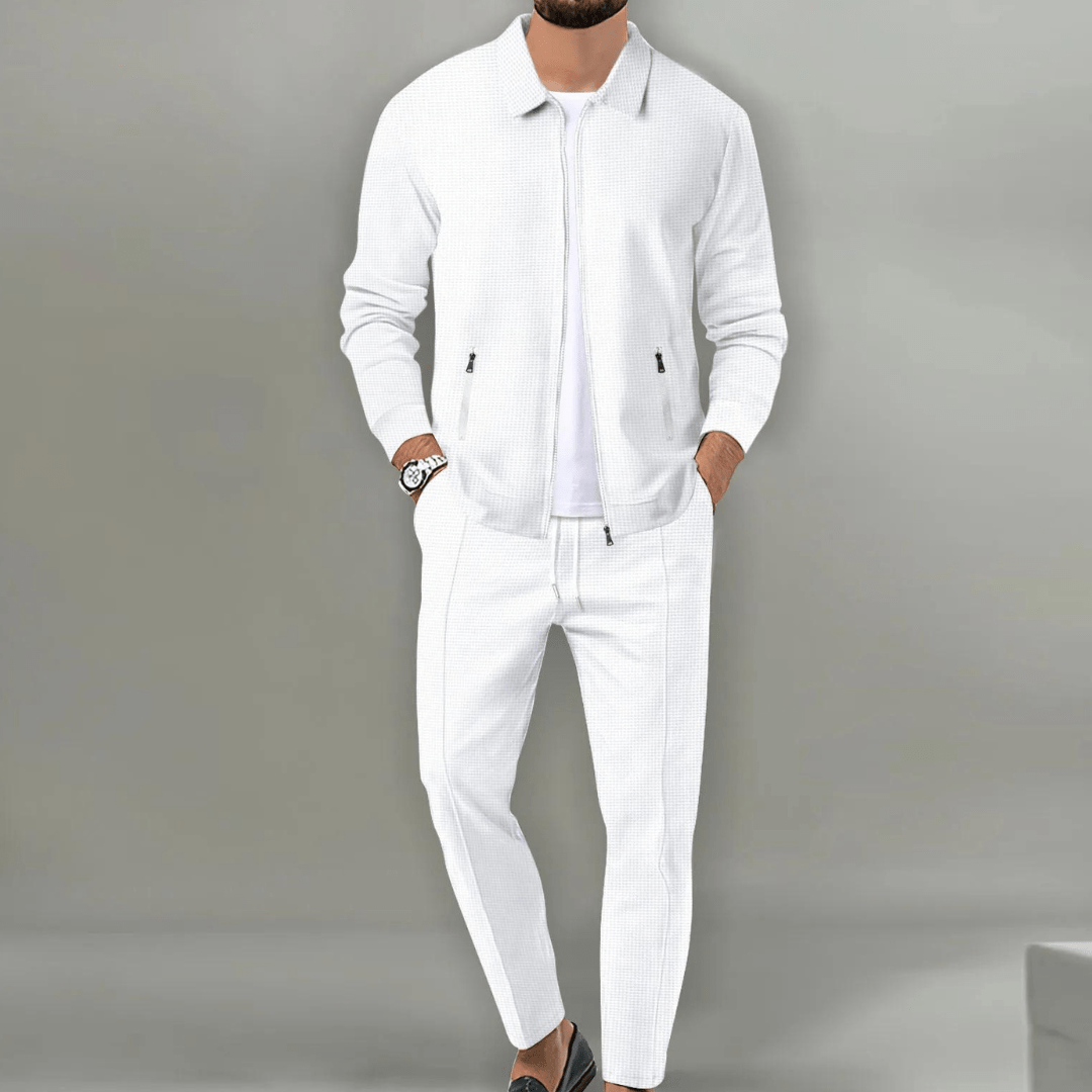 Harlow Leighton | Modern and Stylish Jacket and Trousers Set for Men