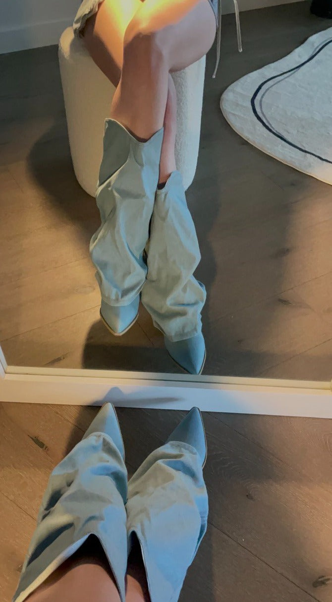 Belvessa - Women’s Denim Boots