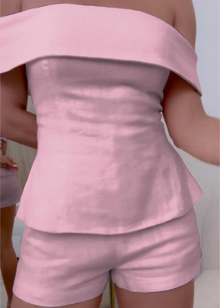 Averixa - Women’s Cropped Top & Pants Set