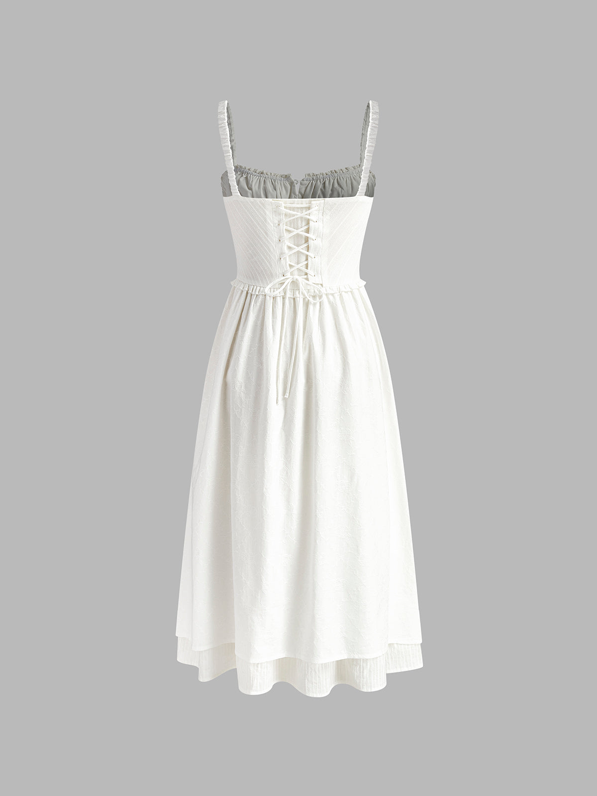 Valeria | Elegant Cotton Blend Midi Dress