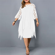 Sutton Vantori | Elegant Plus Size Midi Dress for Women