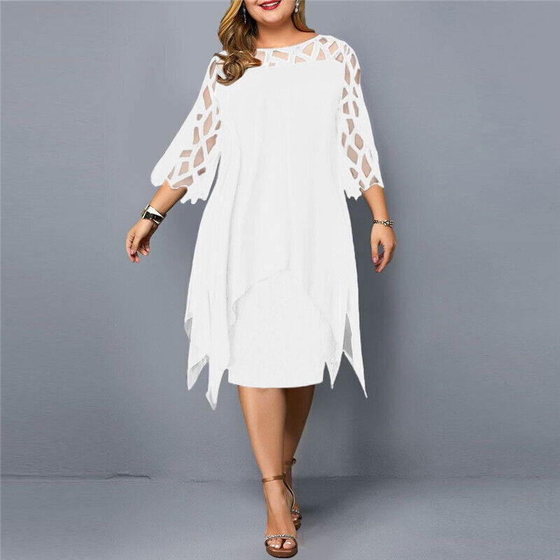 Sutton Vantori | Elegant Plus Size Midi Dress for Women