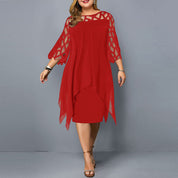 Sutton Vantori | Elegant Plus Size Midi Dress for Women