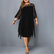 Sutton Vantori | Elegant Plus Size Midi Dress for Women