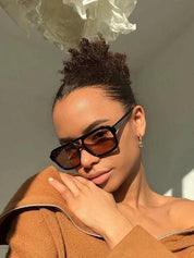 Soleil | Aviator Sunglasses with Brown Lenses