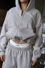Valmira – Color Block Long Sleeve Lounge Set