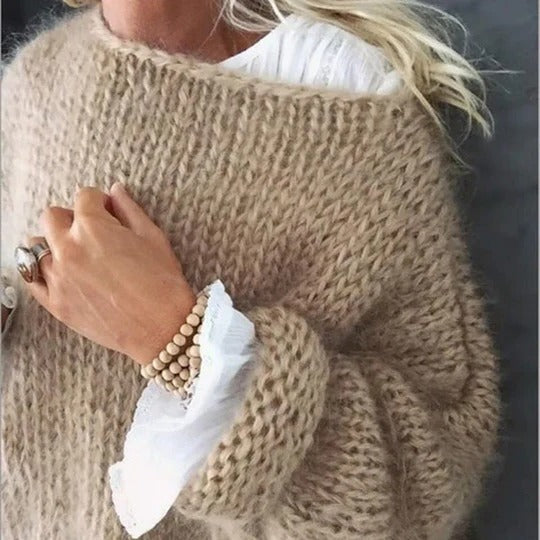 Lorena | Women’s Knit Crew Neck Sweater