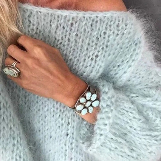 Lorena | Women’s Knit Crew Neck Sweater