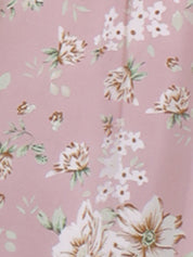 Rufflora - Women’s Floral Ruffle Sleeve Dress