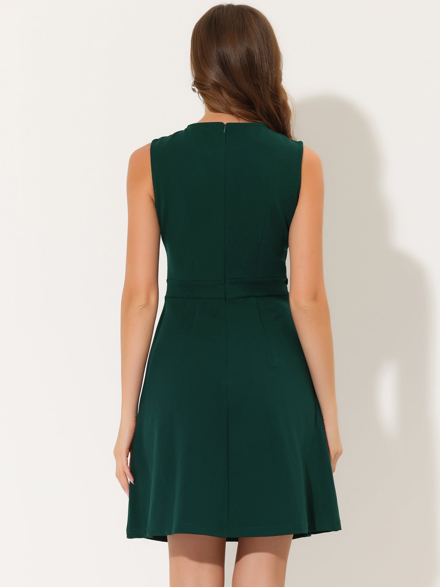 Elavina – Women’s Sleeveless Fit & Flare Mini Dress