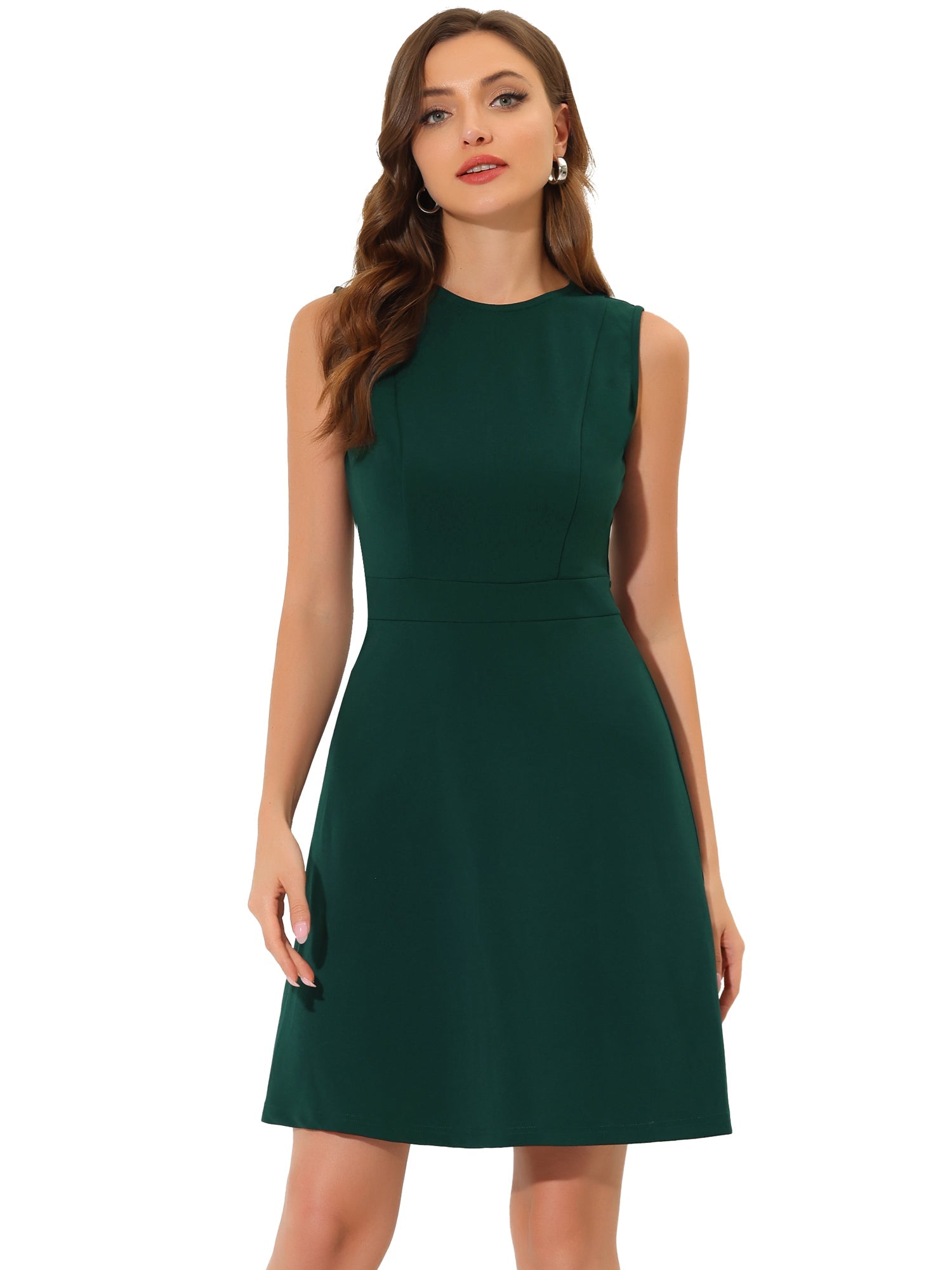 Elavina – Women’s Sleeveless Fit & Flare Mini Dress