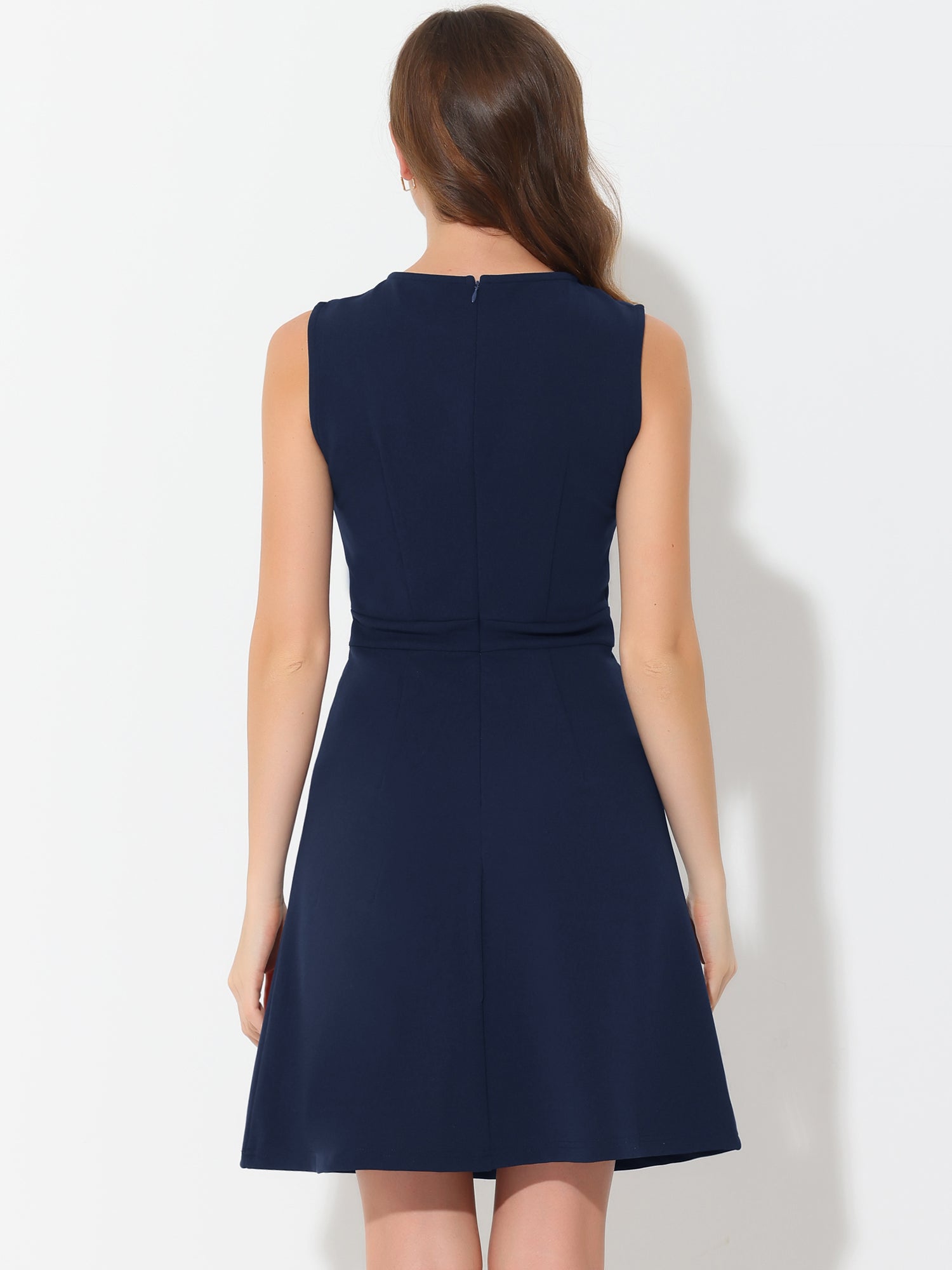Elavina – Women’s Sleeveless Fit & Flare Mini Dress