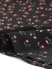 Petrella - Women’s Floral Peter Pan Collar Dress