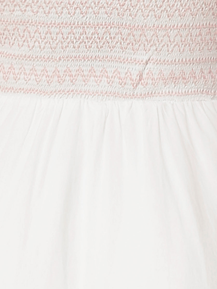 Solavira – Women’s Boho Smocked Tiered Midi Sundress