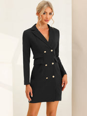 Valeris – Women’s Double-Breasted Blazer Dress