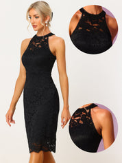 Lacevera - Women’s Lace Sheath Cocktail Dress