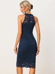 Lacevera - Women’s Lace Sheath Cocktail Dress