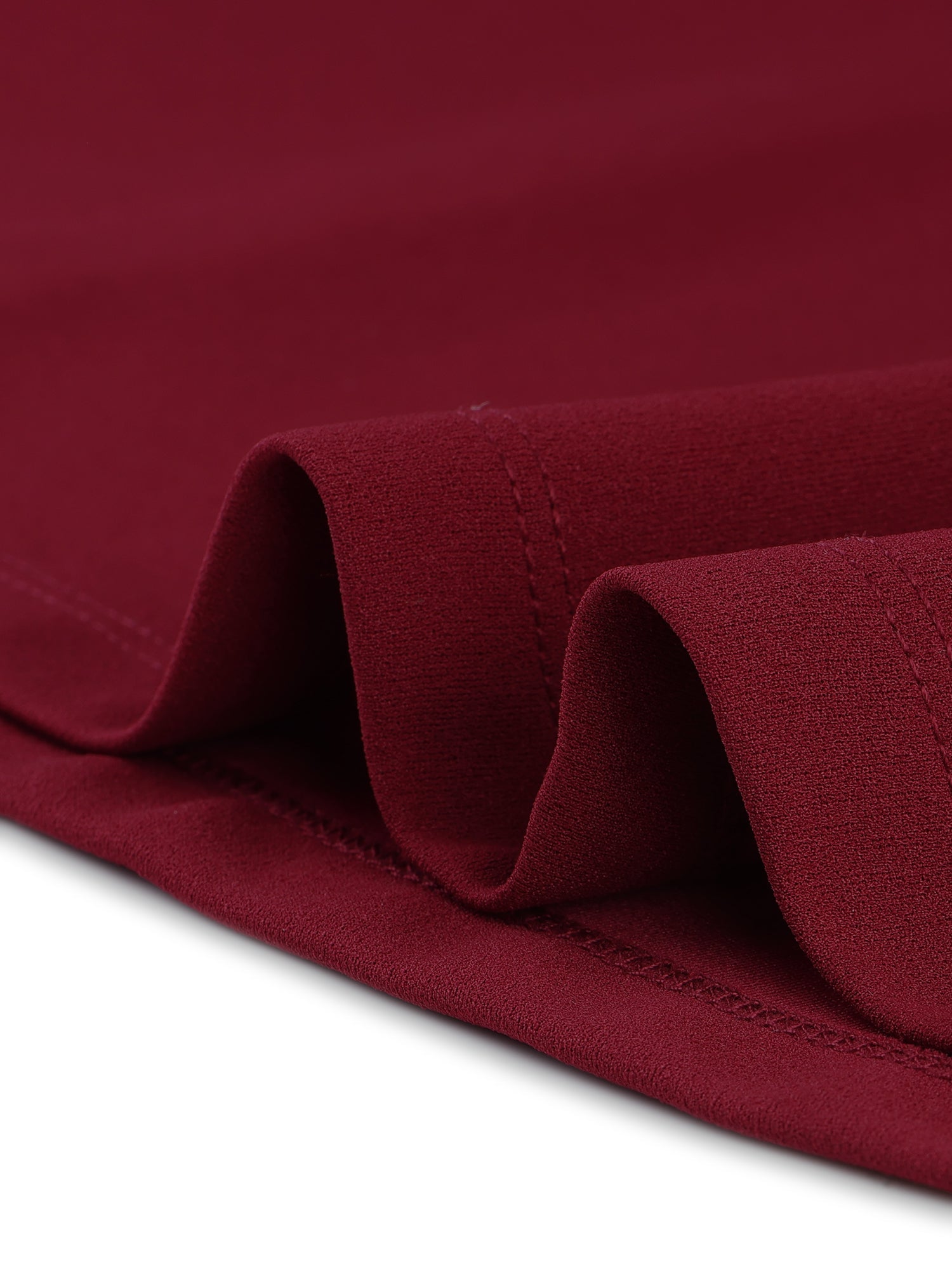 Clarivelle – Women’s Stand Collar Button Detail Dress