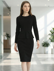 Ofivella - Women’s 3/4 Sleeve Sheath Work Dress