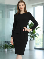 Ofivella - Women’s 3/4 Sleeve Sheath Work Dress