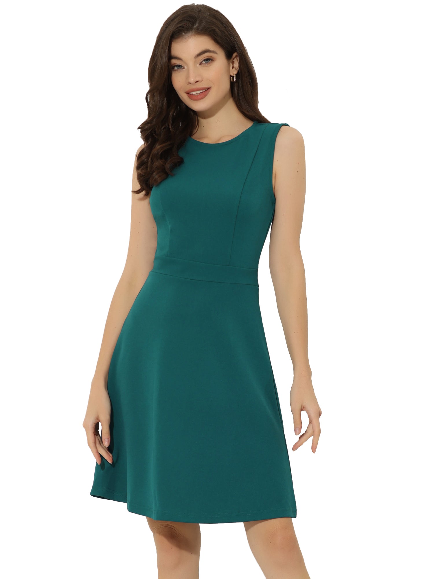 Elavina – Women’s Sleeveless Fit & Flare Mini Dress
