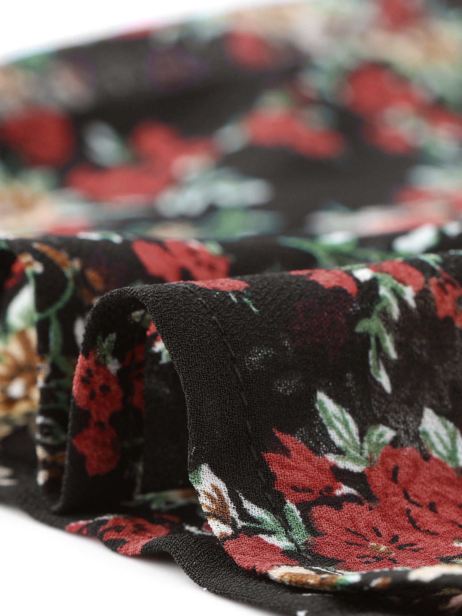 Florivelle - Women’s Wrap V-Neck Floral Midi Dress