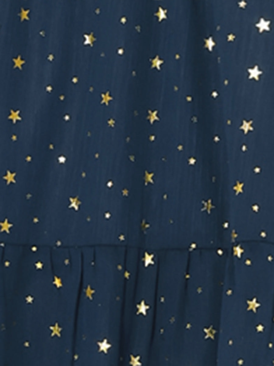 Stellara – Women’s Star Print A-Line Dress