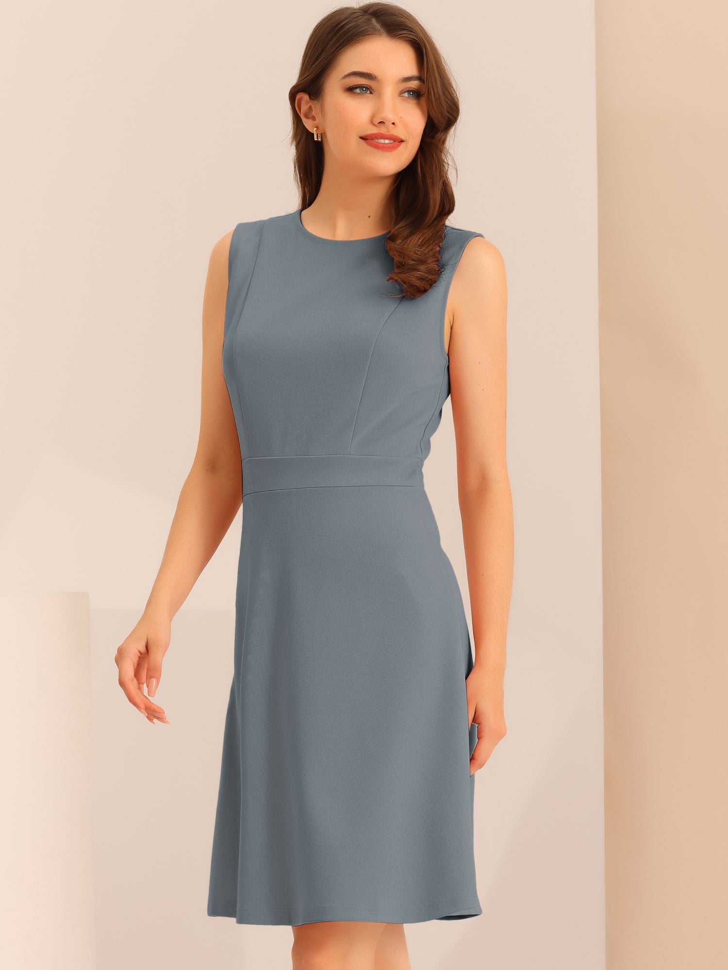 Elavina – Women’s Sleeveless Fit & Flare Mini Dress