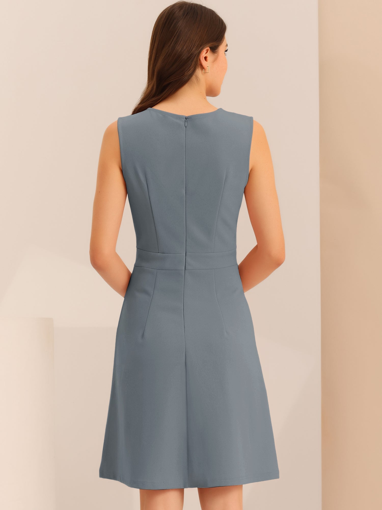 Elavina – Women’s Sleeveless Fit & Flare Mini Dress