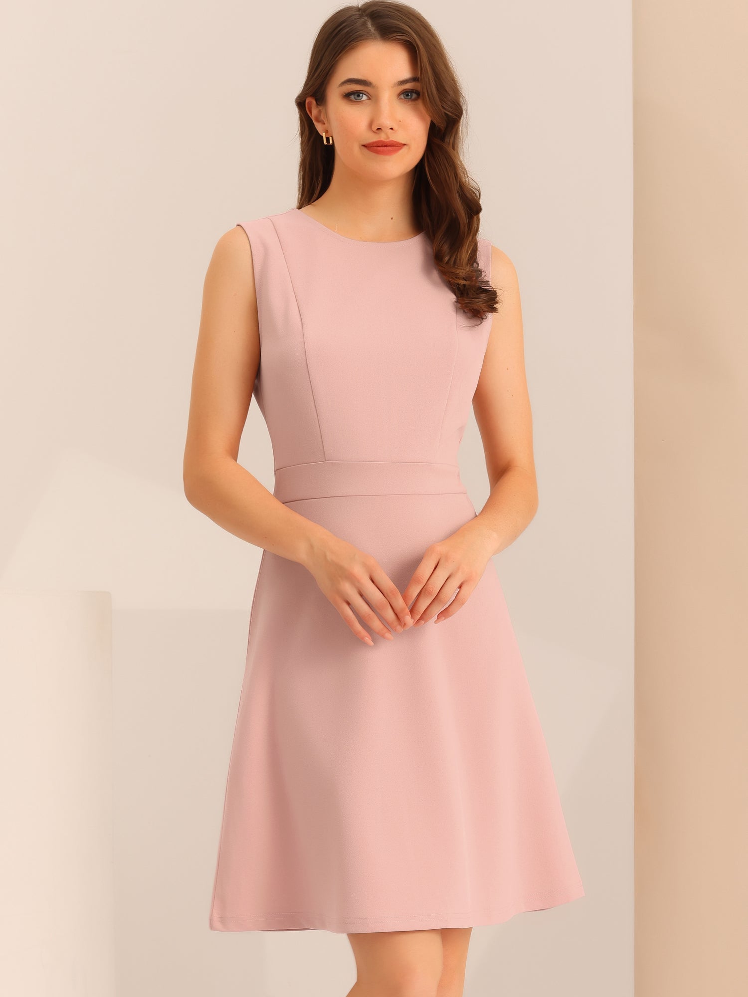 Elavina – Women’s Sleeveless Fit & Flare Mini Dress
