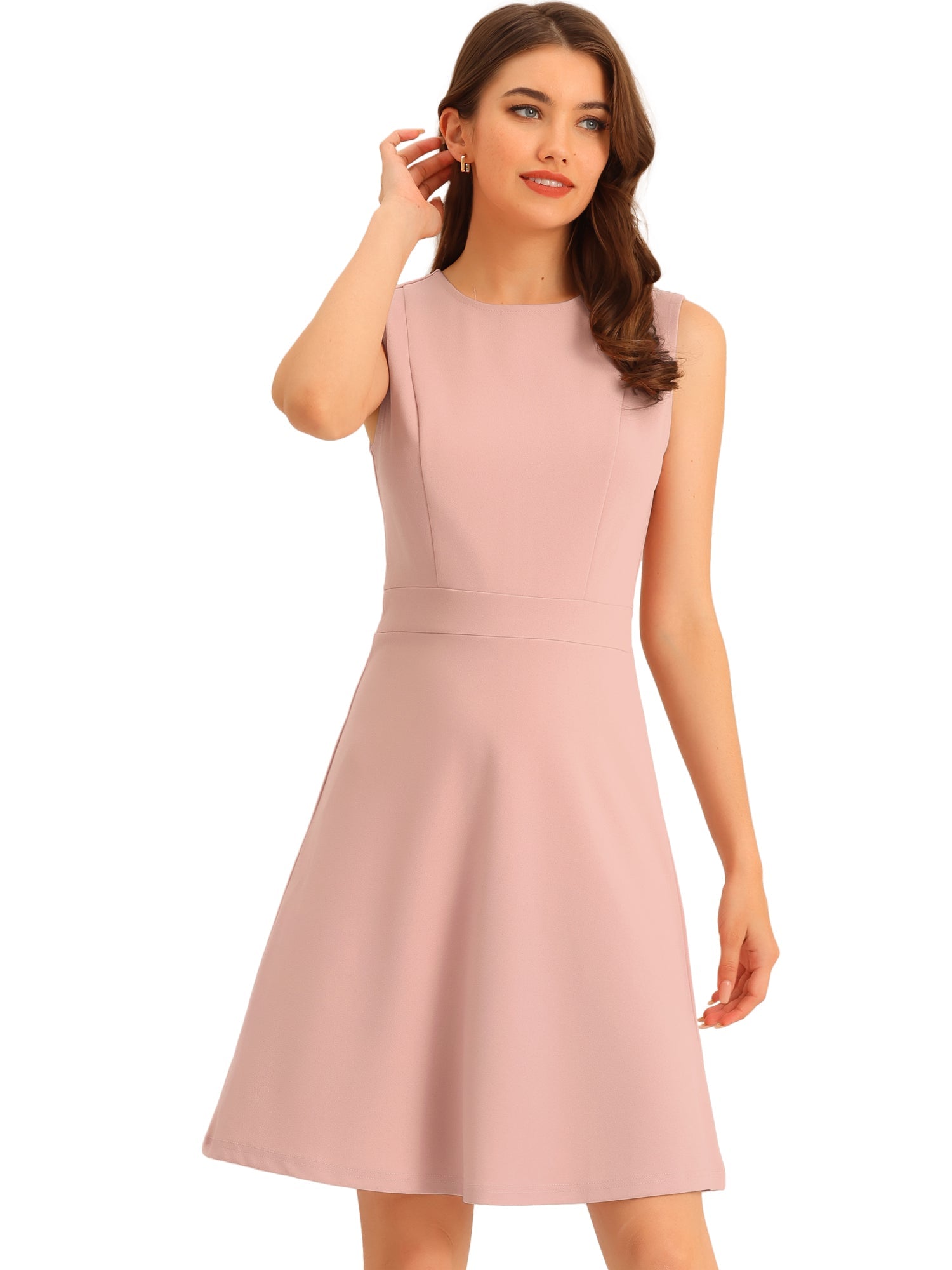 Elavina – Women’s Sleeveless Fit & Flare Mini Dress