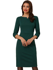 Wrapvera - Women’s Wrap Midi Dress
