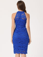 Lacevera - Women’s Lace Sheath Cocktail Dress