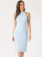 Lacevera - Women’s Lace Sheath Cocktail Dress