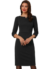 Wrapvera - Women’s Wrap Midi Dress