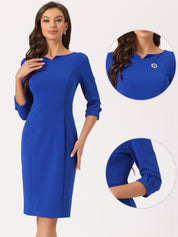 Wrapvera - Women’s Wrap Midi Dress