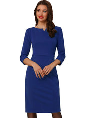 Wrapvera - Women’s Wrap Midi Dress