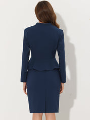 Peplira - Women’s Peplum Work Blouse