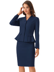 Peplira - Women’s Peplum Work Blouse