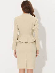 Peplira - Women’s Peplum Work Blouse