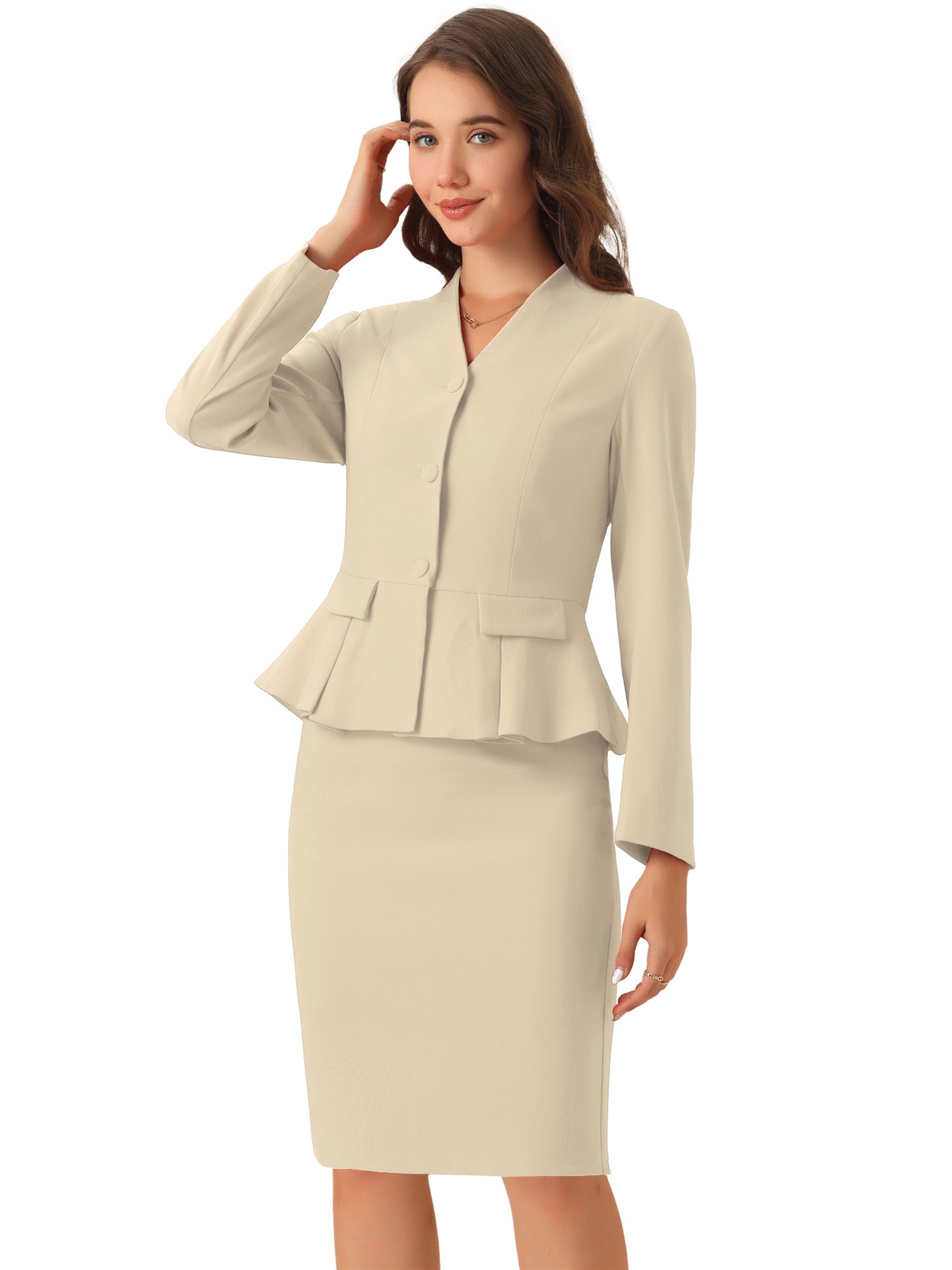 Peplira - Women’s Peplum Work Blouse