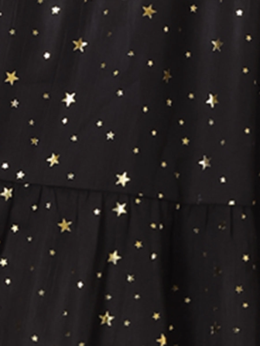 Stellara – Women’s Star Print A-Line Dress