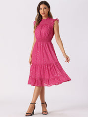 Stellara – Women’s Star Print A-Line Dress