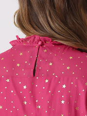 Stellara – Women’s Star Print A-Line Dress